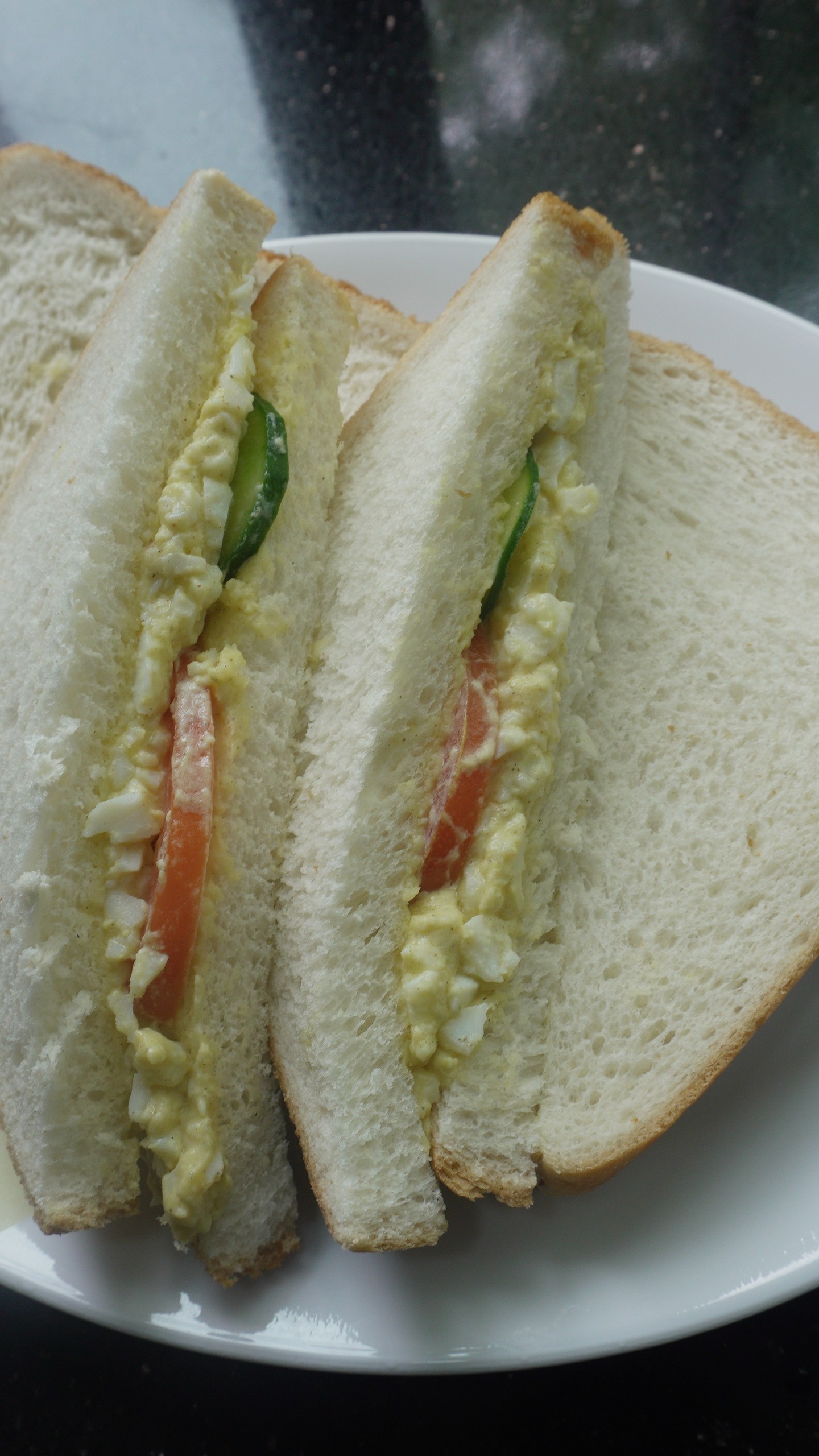 Sandwich telur. #sandwich #eggsandwich #makan